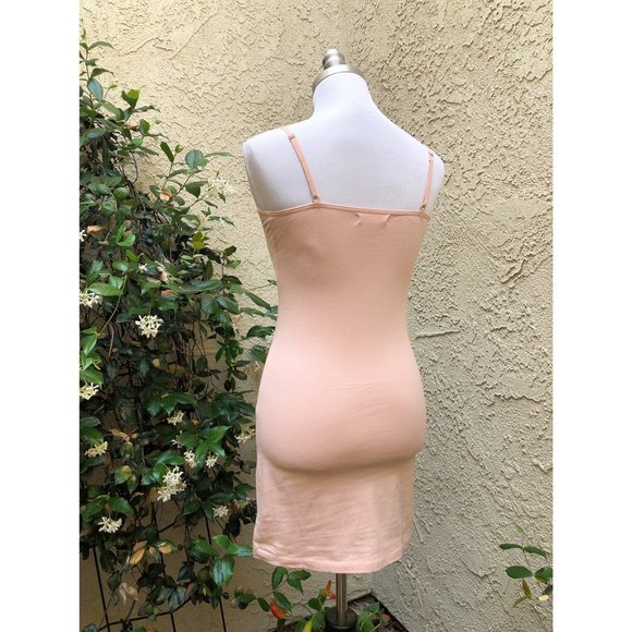 Blush Pink Cami Bodycon Mini Dress - Picture 4 of 10